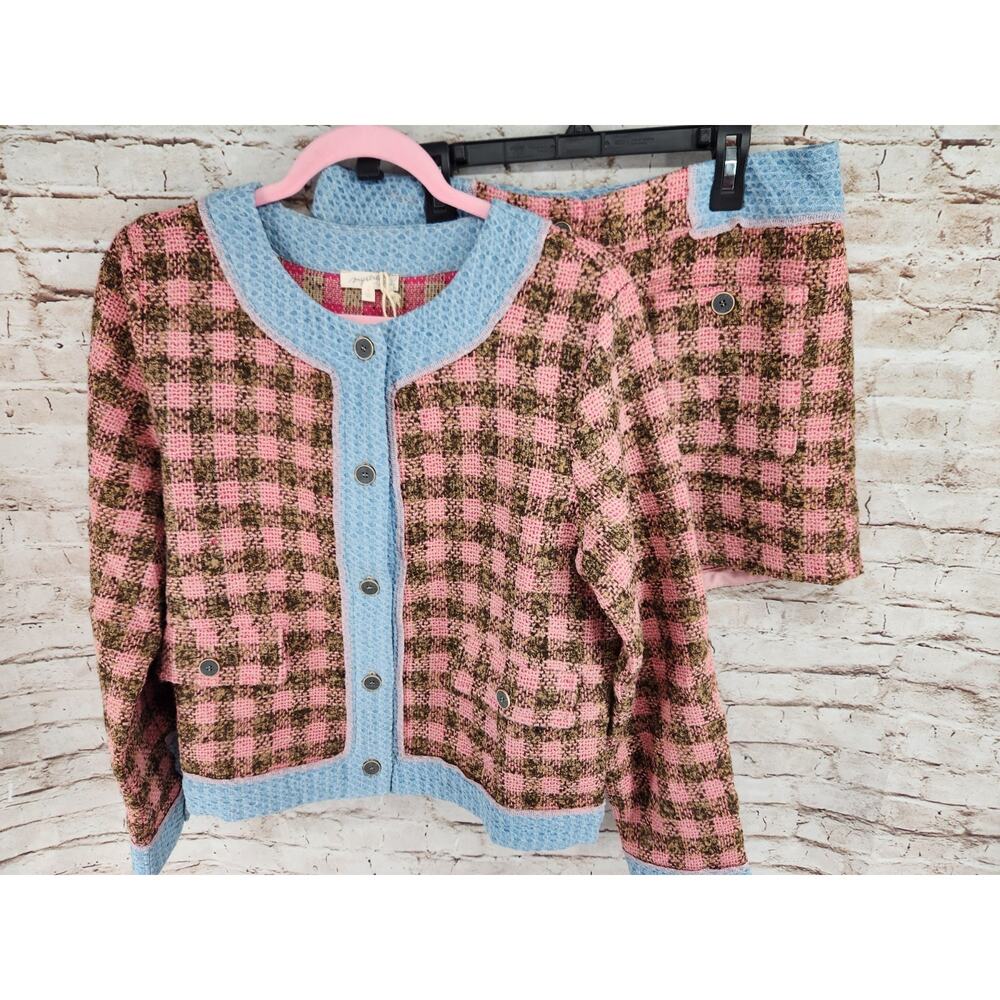 Mystree Cardigan Shorts Set Size Large NEW Boutique Style Dressy Set